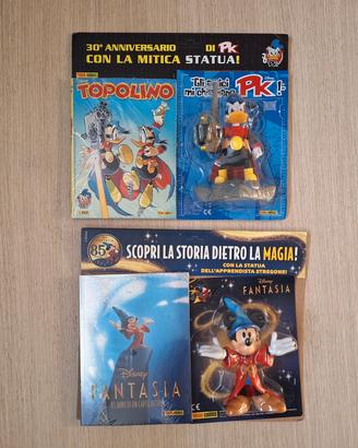 Topolino 3668 con statua PK + Fantasia 85 anni