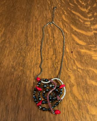 Collana Swarovski Statement con Peperoncini Rossi