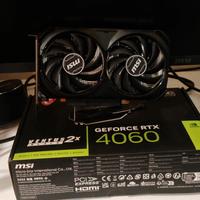 NVIDIA MSI GEFORCE RTX 4060 VENTUS 2X