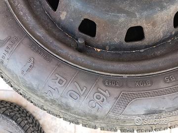 Pneumatici e cerchi fiat  punto 165 70 14