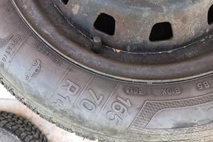 Pneumatici e cerchi fiat  punto 165 70 14