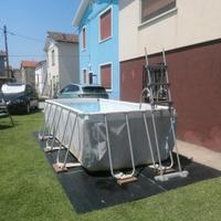 Piscina Bestway 4x2 usata con pompa a sabbia più s