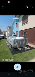 Piscina Bestway 4x2 usata con pompa a sabbia più s