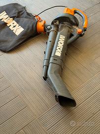 Worx Soffiatore Aspiratore Foglie 3000W