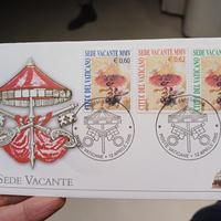 Serie completa francobolli sede vacante 2005