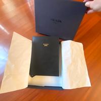 Diario Prada 2001 da collezione pelle neraSaffiano