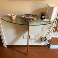 Mensola in vetro per ingresso