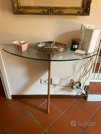 Mensola in vetro per ingresso