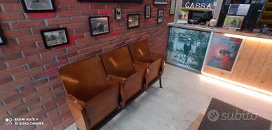 SEDIE DA CINEMA VINTAGE 