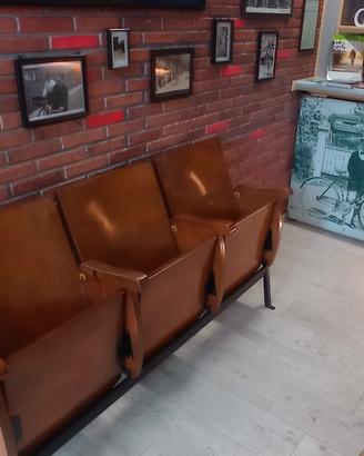 SEDIE DA CINEMA VINTAGE 