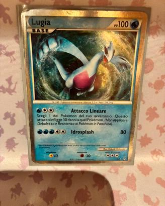 Carta Pokemon lugia shiny 2009 call of legends