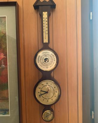 Orologio barometro igrometro termometro da parete