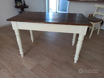 tavolo antico siciliano restaurato 