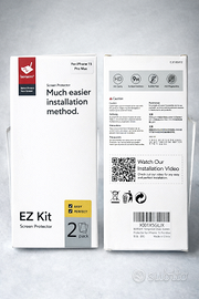 Vetro temprato per iPhone 15 Pro Max (2 pezzi)