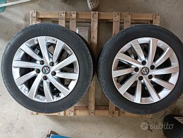 Cerchi alfa 16 pollici a turbina
