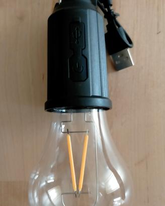 Lampadina a LED per campeggio o giardino