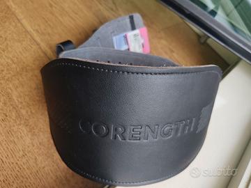 Corenght cintura sollevamento pesi nera M/L