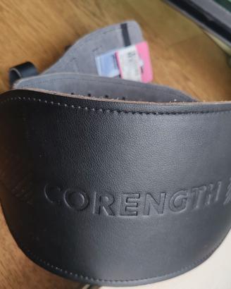 Corenght cintura sollevamento pesi nera M/L