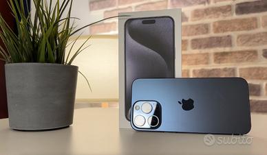 iPhone 15 Pro Max - Blu Titanio