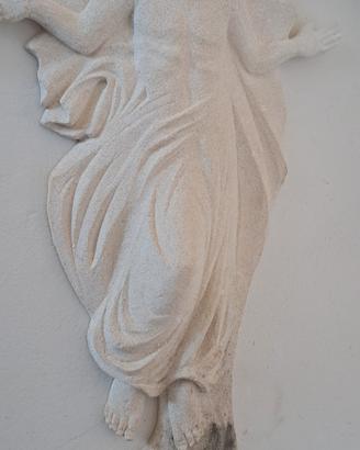 Cristo scolpito pietra bianca di vicenza 