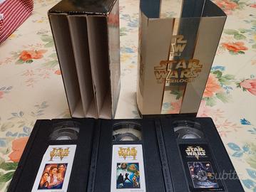 trilogia star wars VHS originale