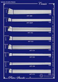 manufatti in gesso cornici profili sgusci listelli