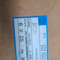 Viti zincate di varie misure e dadi M16 INOX