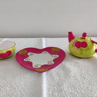 Set tè porcellana Limoges SaziK – Teiera + Tazza c