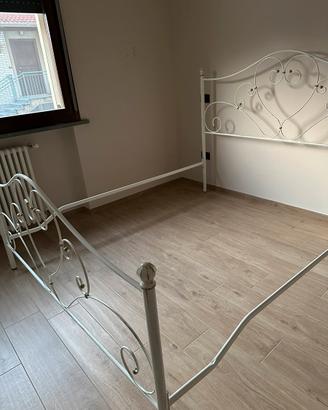 Letto matrimoniale in ferro battutto shabby chic