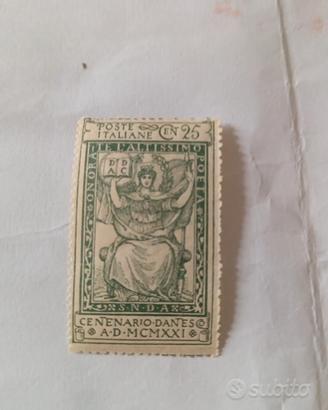 francobollo del regno d'Italia del 1921nuovo
