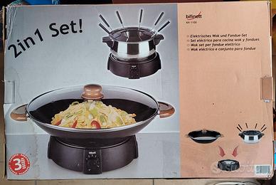 Set elettrico wok e fonduta