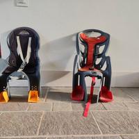 due seggiolini bambin3 per bicicletta