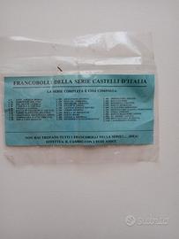 FRANCOBOLLI DELLA SERIE CASTELLI DI ITALIA