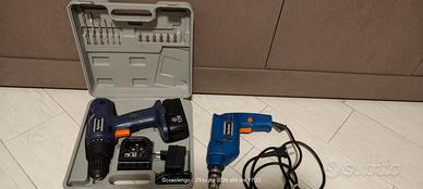 avvitatore a batteria e trapano elettrico