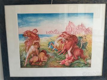 Serigrafia Aligi Sassu