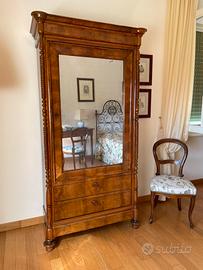 ARMADIO ANTIQUARIATO ANTA SPECCHIO