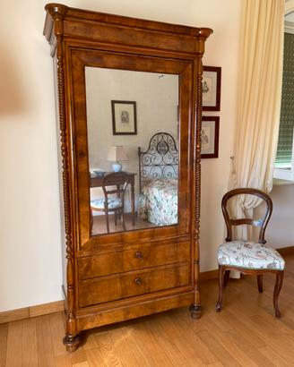 ARMADIO ANTIQUARIATO ANTA SPECCHIO