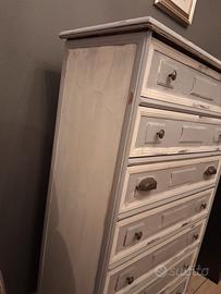 Settimino vintage stile shabby chic