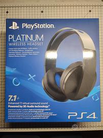 Cuffie Sony Platinum Headset PS4 PS5 PC