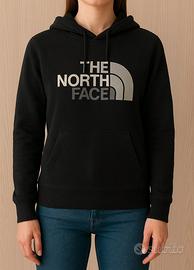 Felpa nera The North Face con cappuccio