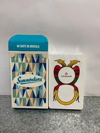 SAMMONTANA mazzo 40 carte da Briscola, nuove