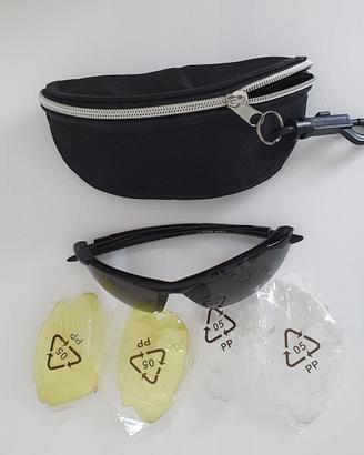 Occhiali da sole cone 3 paia di lenti