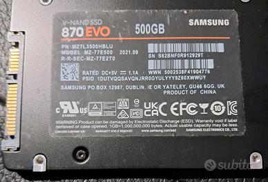 ssd Samsung 500gb