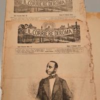Giornale del 1876 varie copie originale 
