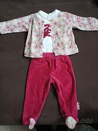 Set 3 pezzi Brums pantalone giacca maglietta 
