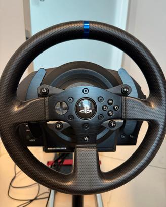 Thrustmaster T300 RS + Stand Deluxe V2 (PS5/PC)
