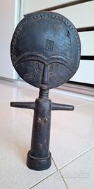 Statua Akua Ba Ghana 31cm Arte Africana Legno