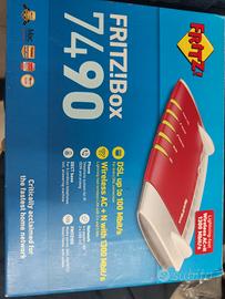 Fritz 7490 modem  zyxel...