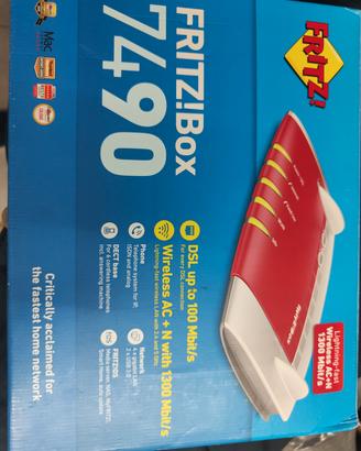 Fritz 7490 modem  zyxel...