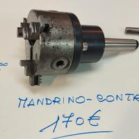 contropunta tubo tornio fresatrice 